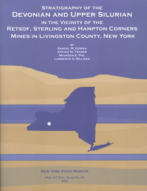 Stratigraphy of the Devonian and Upper Silurian in the Vicinity of the Retsof, Sterling, and Hampton Corners Mines in Livingston County, New York